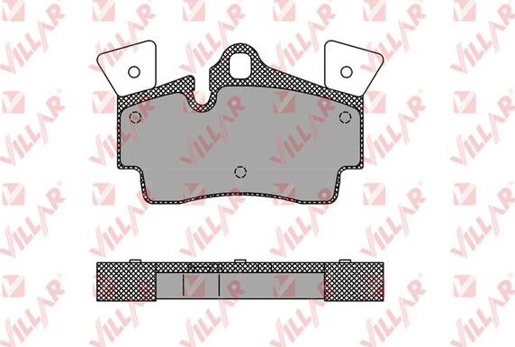 Villar 626.1482 - Тормозные колодки, дисковые, комплект autodnr.net