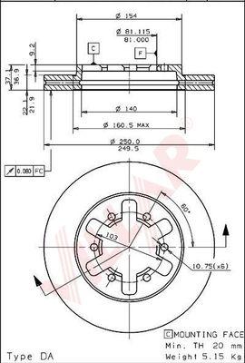 HELLA 8DD 355 106-331 - Тормозной диск avtokuzovplus.com.ua