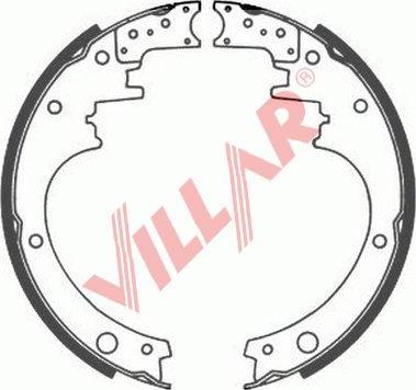 Villar 629.0554 - Комплект гальм, барабанний механізм autocars.com.ua