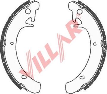 Villar 629.0635 - Комплект гальм, барабанний механізм autocars.com.ua