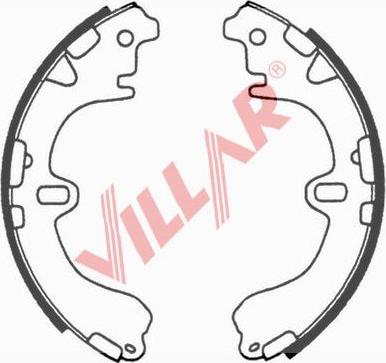 Villar 629.0661 - Комплект гальм, барабанний механізм autocars.com.ua