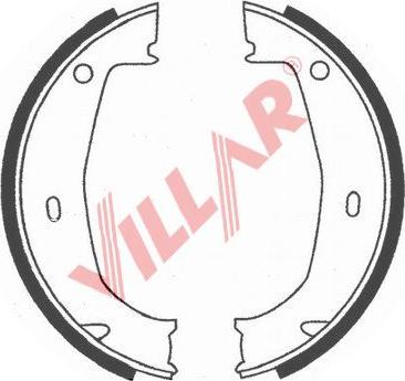 Villar 629.0730 - Комплект гальм, ручник, парковка autocars.com.ua