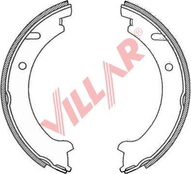 Villar 629.0784 - Комплект гальм, ручник, парковка autocars.com.ua