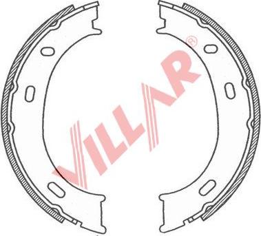 Villar 629.0786 - Комплект гальм, ручник, парковка autocars.com.ua