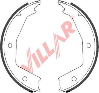 Villar 629.0855 - Комплект гальм, ручник, парковка autocars.com.ua