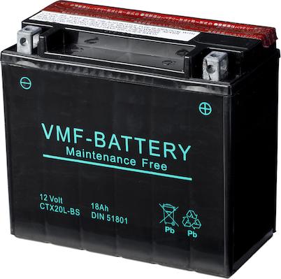 VMF 51801 - Стартерна акумуляторна батарея, АКБ autocars.com.ua