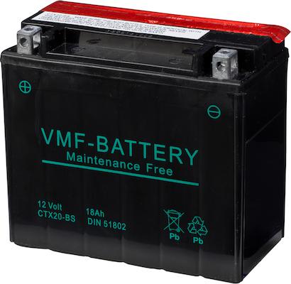VMF 51802 - Стартерная аккумуляторная батарея, АКБ autodnr.net