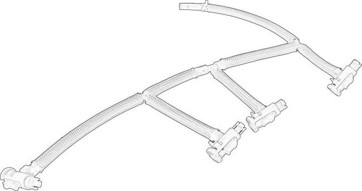 VAG 04L130235L - Шланг, витік палива autocars.com.ua