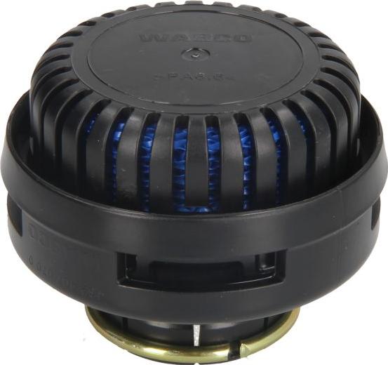 WABCO 4324070700 - Глушник шуму, пневматична система autocars.com.ua