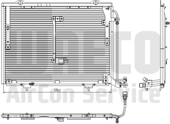 Waeco 8880400005 - Конденсатор кондиционера avtokuzovplus.com.ua