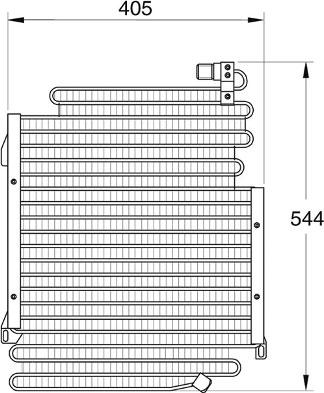 Waeco 8880400018 - Конденсатор, кондиціонер autocars.com.ua