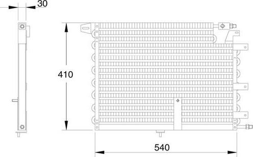 Waeco 8880400040 - Конденсатор кондиционера avtokuzovplus.com.ua