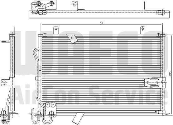 Waeco 8880400059 - Конденсатор, кондиціонер autocars.com.ua