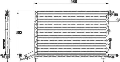 Waeco 8880400143 - Конденсатор, кондиціонер autocars.com.ua