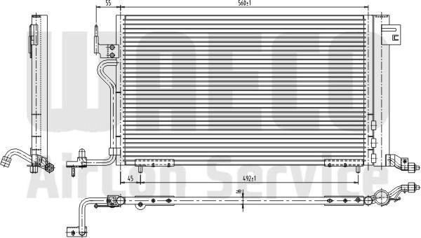 Waeco 8880400146 - Конденсатор, кондиціонер autocars.com.ua