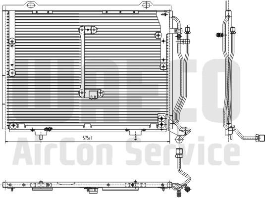 Waeco 8880400209 - Конденсатор кондиционера avtokuzovplus.com.ua