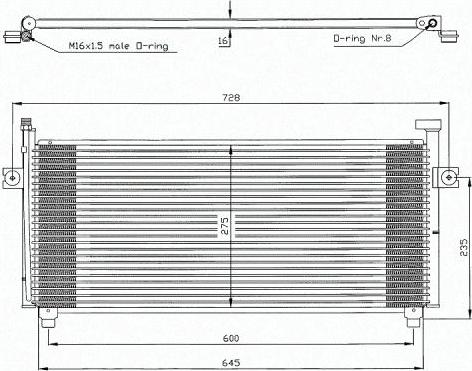 Waeco 8880400270 - Конденсатор, кондиціонер autocars.com.ua