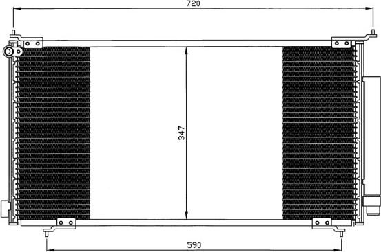 Waeco 8880400343 - Конденсатор кондиционера avtokuzovplus.com.ua