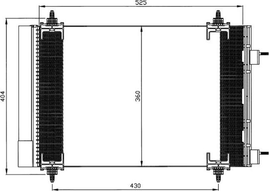 Waeco 8880400369 - Конденсатор кондиционера avtokuzovplus.com.ua