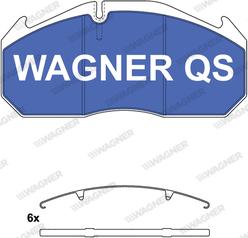 Wagner 2903004950 - Гальмівні колодки, дискові гальма autocars.com.ua