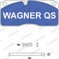 Wagner 2906704960 - Гальмівні колодки, дискові гальма autocars.com.ua