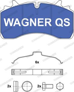 Wagner 2916204950 - Тормозные колодки, дисковые, комплект avtokuzovplus.com.ua