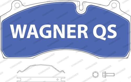 Wagner 2918104950 - Гальмівні колодки, дискові гальма autocars.com.ua