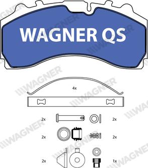 Wagner 2924604950 - Гальмівні колодки, дискові гальма autocars.com.ua