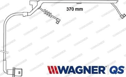 Wagner 587040W - Сигнализатор, износ тормозных колодок autodnr.net