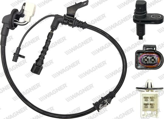 Wagner ABS00807 - Датчик ABS, частота обертання колеса autocars.com.ua
