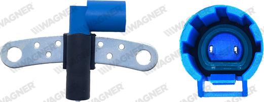 Wagner CRS00035 - Датчик імпульсів, колінчастий вал autocars.com.ua