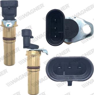 Wagner CRS00122 - Датчик імпульсів, колінчастий вал autocars.com.ua