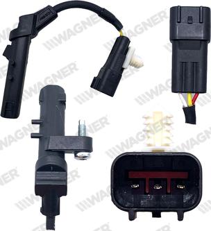 Wagner CRS00196 - Датчик імпульсів, колінчастий вал autocars.com.ua