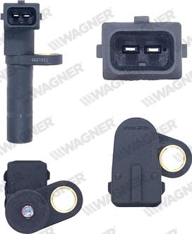 Wagner CRS00252 - Датчик імпульсів, колінчастий вал autocars.com.ua