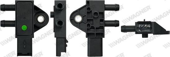 Wagner PRS00001 - Датчик, тиск вихлопних газів autocars.com.ua
