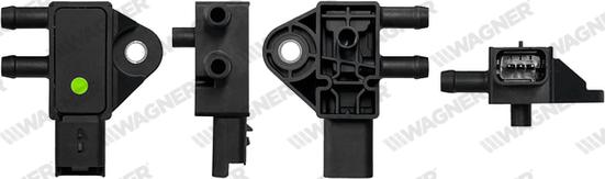 Wagner PRS00003 - Датчик, тиск вихлопних газів autocars.com.ua