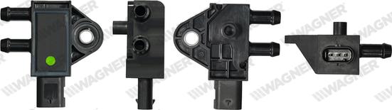 Wagner PRS00008 - Датчик, тиск вихлопних газів autocars.com.ua
