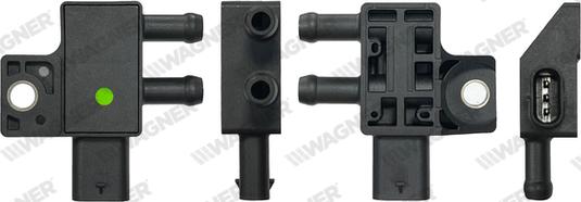 Wagner PRS00009 - Датчик, тиск вихлопних газів autocars.com.ua