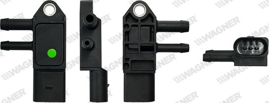 Wagner PRS00020 - Датчик, тиск вихлопних газів autocars.com.ua