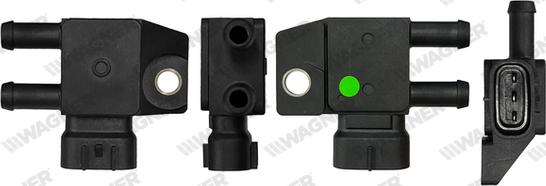 Wagner PRS00024 - Датчик, тиск вихлопних газів autocars.com.ua