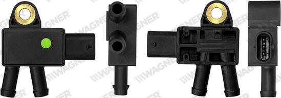Wagner PRS00029 - Датчик, тиск вихлопних газів autocars.com.ua