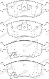 Wagner WBP20908B - Гальмівні колодки, дискові гальма autocars.com.ua