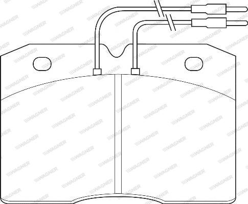 Wagner WBP21048B - Гальмівні колодки, дискові гальма autocars.com.ua