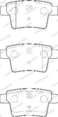 Wagner WBP24260A - Гальмівні колодки, дискові гальма autocars.com.ua