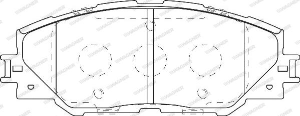 Wagner WBP24337A - Гальмівні колодки, дискові гальма autocars.com.ua