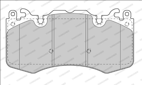 Wagner WBP24659A - Тормозные колодки, дисковые, комплект autodnr.net