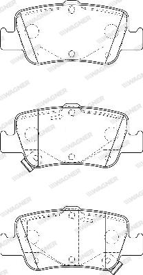 Wagner WBP24664A - Гальмівні колодки, дискові гальма autocars.com.ua