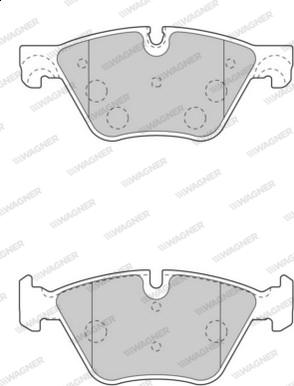 Wagner WBP24697A - Гальмівні колодки, дискові гальма autocars.com.ua