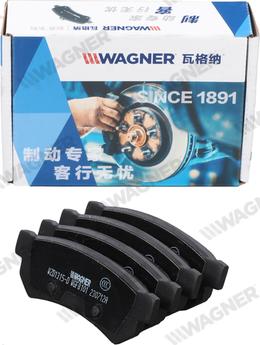 Wagner WZD1315-D - Тормозные колодки, дисковые, комплект autodnr.net