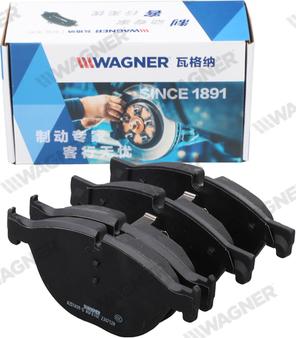 Wagner WZD1409-D - Тормозные колодки, дисковые, комплект avtokuzovplus.com.ua